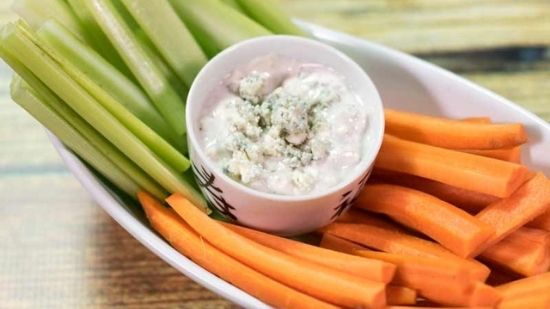 35 Healthy Snacks You Can Eat To Lose Weight. 9 Baby Carrots With Blue Cheese Dressing