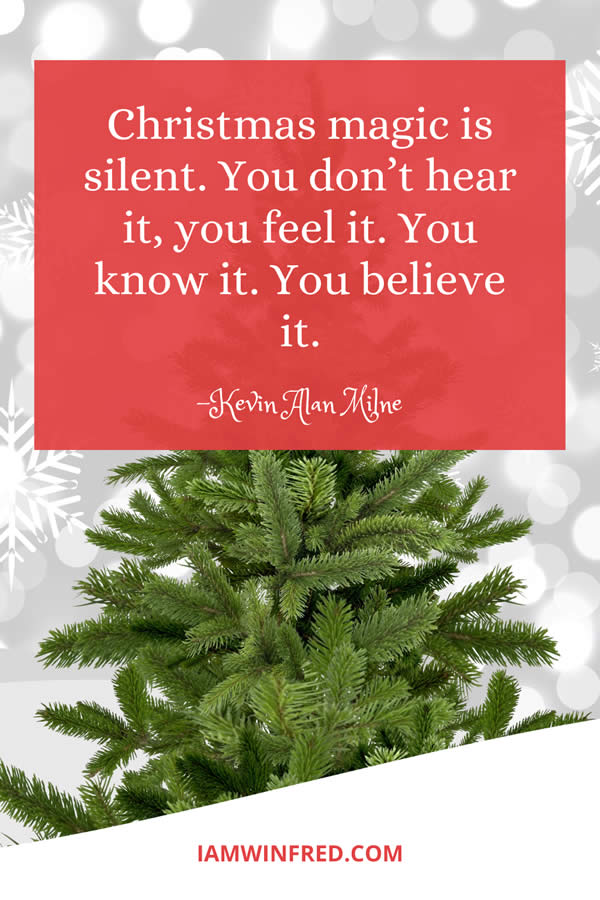 Christmas Magic Is Silent.
