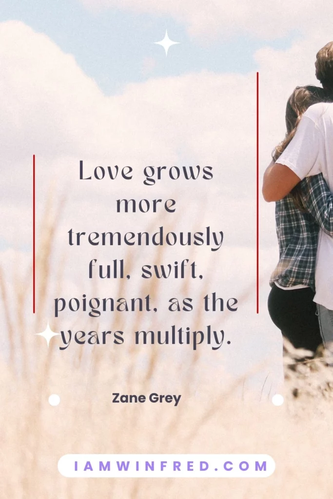 Anniversary Quotes - Zane Grey
