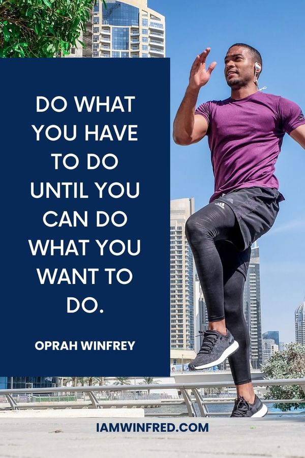 Exercise Quotes - Oprah Winfrey
