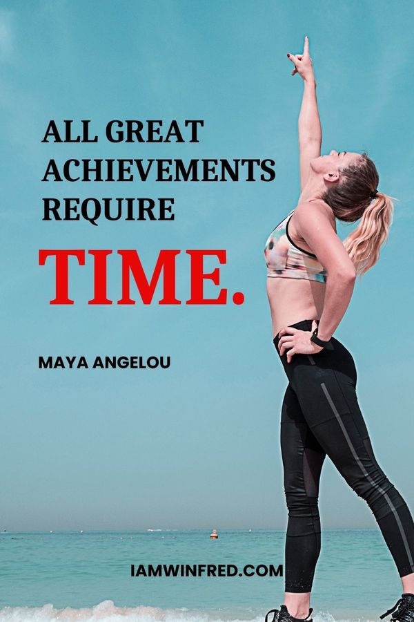 Exercise Quotes - Maya Angelou