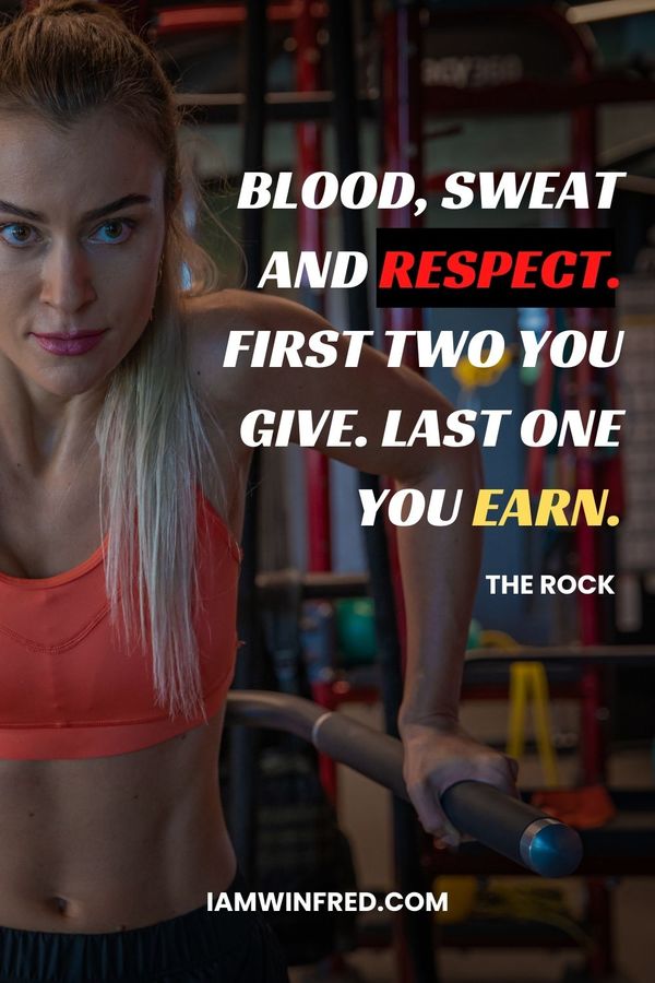 Exercise Quotes - The Rock