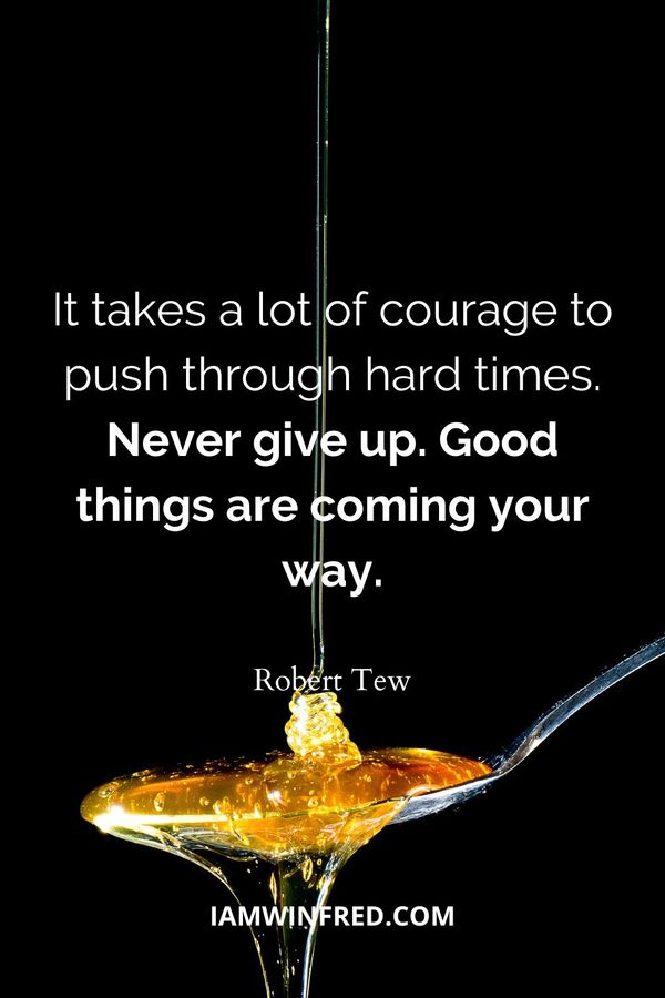 Hard Times Quotes - Robert Tew
