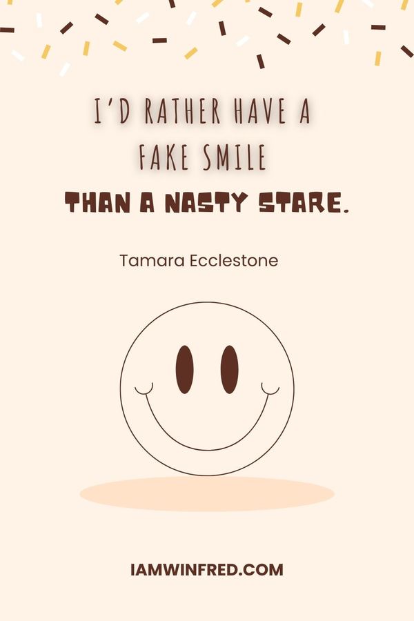 Smile Quotes - Tamara Ecclestone
