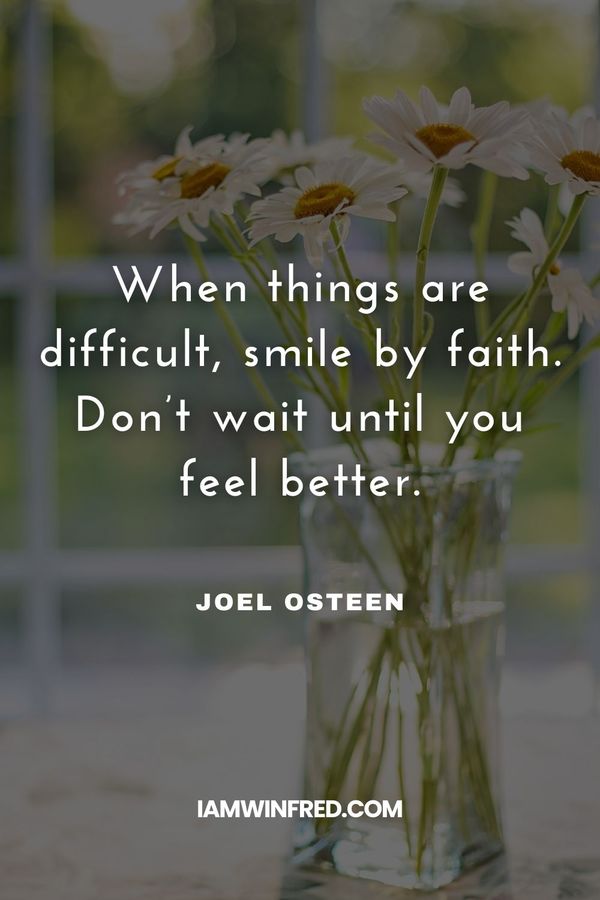 Smile Quotes - Joel Osteen