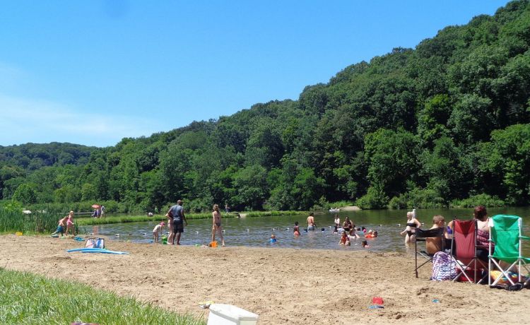 14 Best Beaches In Pennsylvania For A Perfect Summer Day 10 Raccoon Creek State Park Beach